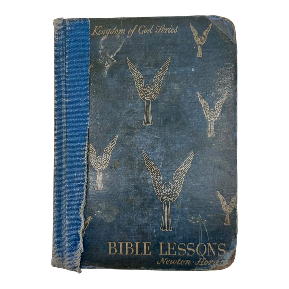 Vintage 1942 Bible Lessons Kingdom of God Series Newton Horan Catholic Book *SEE